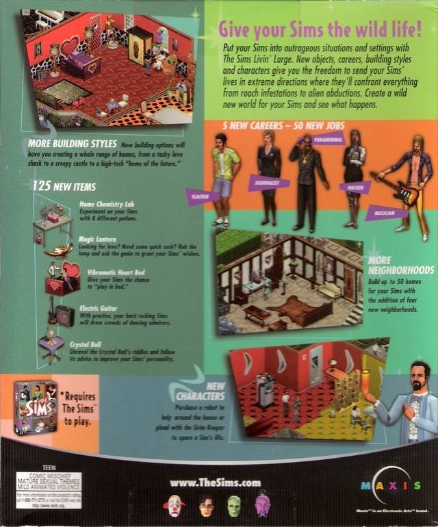 the sims livin large