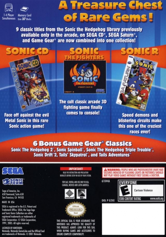 Sonic Gems Collection - Wikipedia