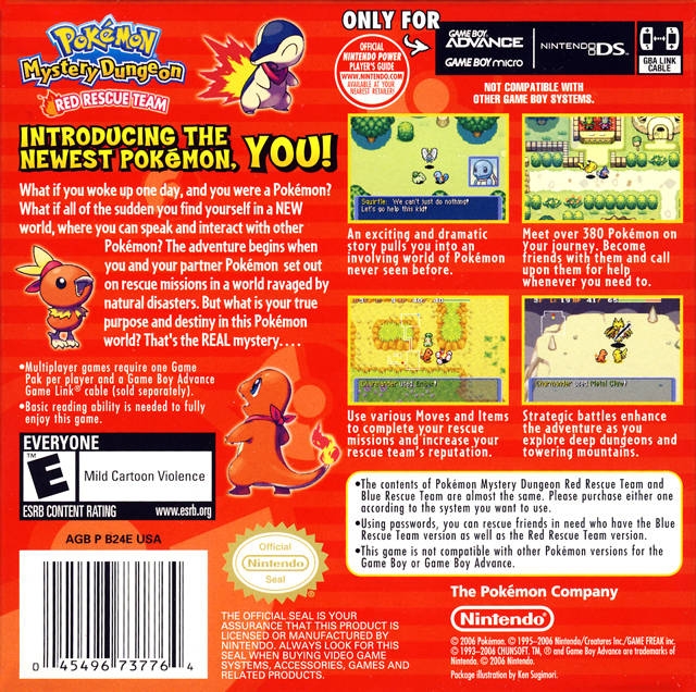 Pokemon Mystery Dungeon Red Rescue Team Gameshark Code