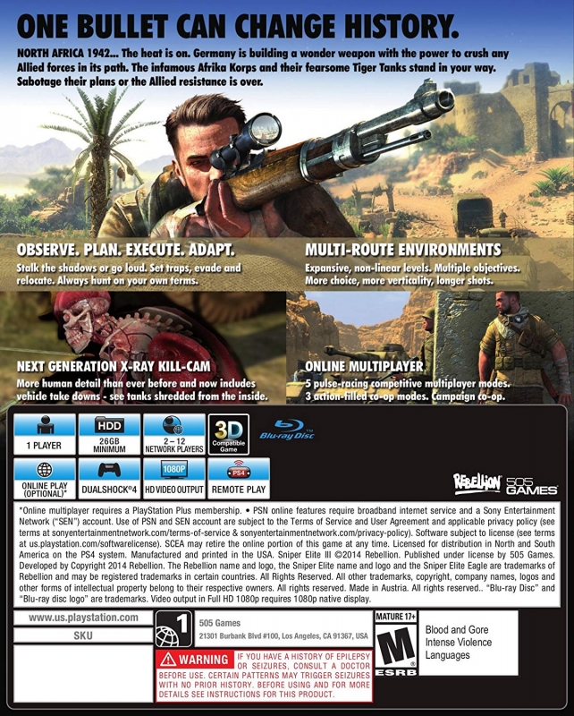 Jozan Esz Cikornya Hamlas Sniper Elite 3 Ps3 Wikipedia Villafrancesca Net