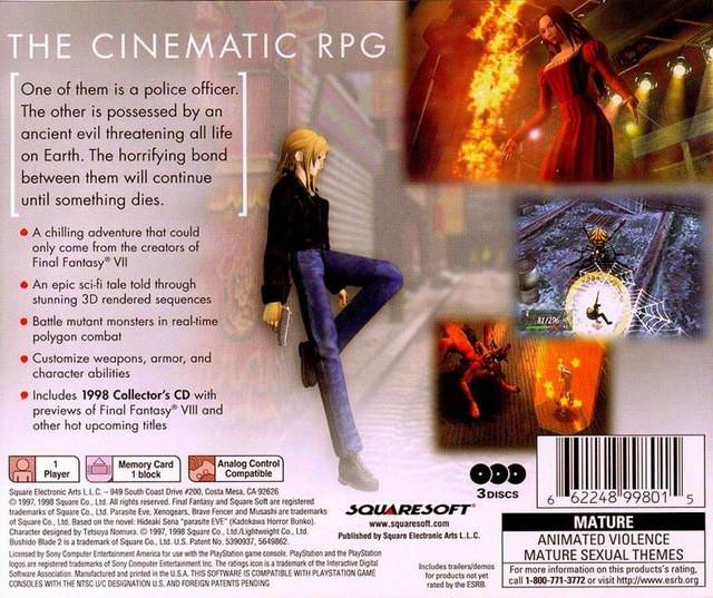 Review – Parasite Eve – Game Complaint Department