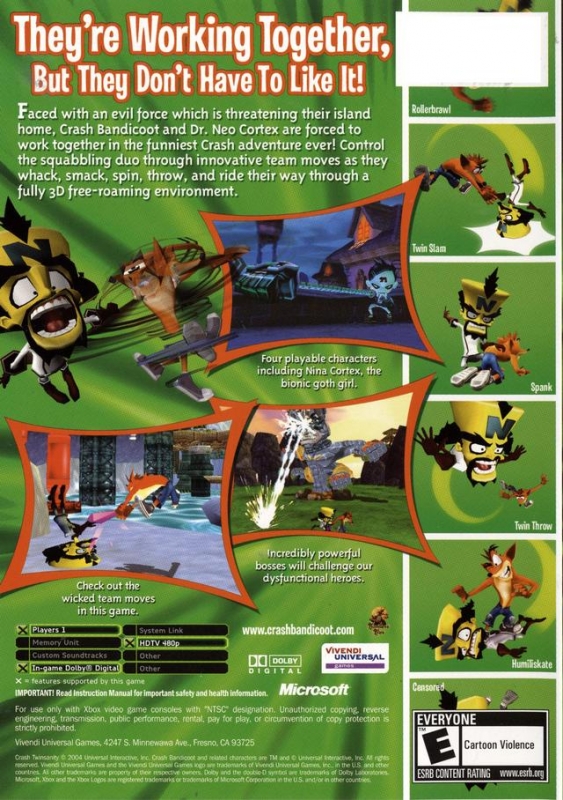 Crash Twinsanity, Crash Bandicoot Wiki