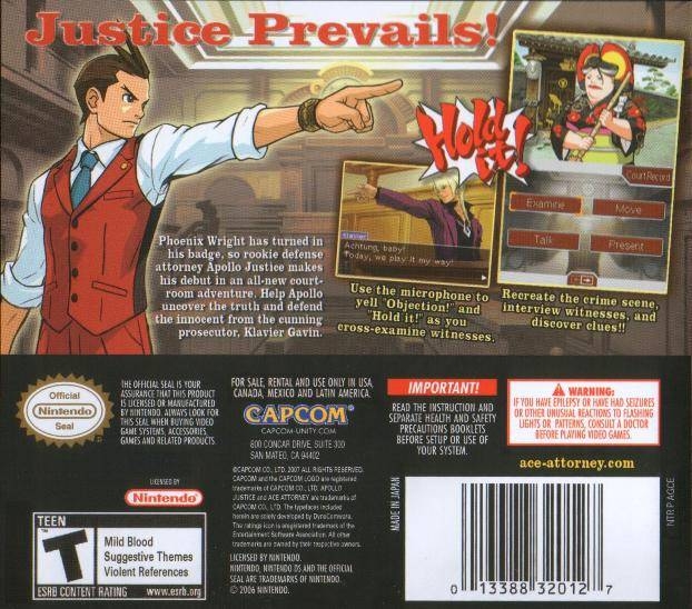 Apollo Justice, Wiki