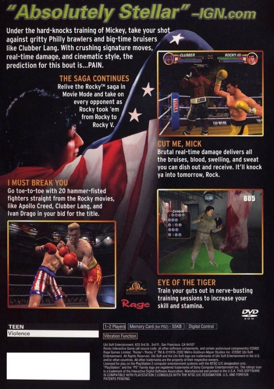 Rocky for PlayStation 2 Sales Wiki Release Dates Review