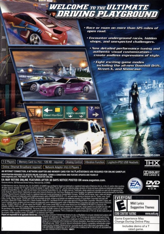 Need for Speed Underground (EA Best Hits) for PlayStation 2