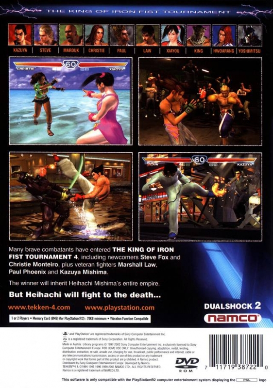 tekken 4 ps2 cheats