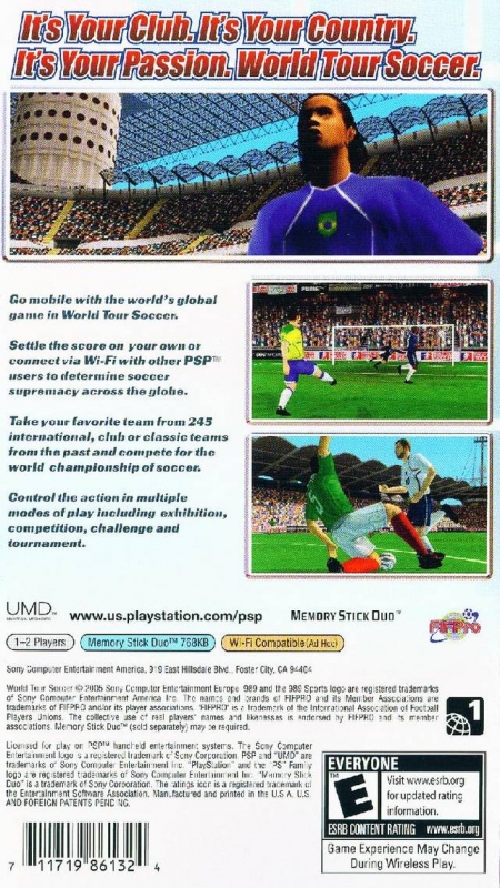 World Tour Soccer for PlayStation Portable - Sales, Wiki, Release World Tour Soccer for PlayStation Portable - Sales, Wiki, Release