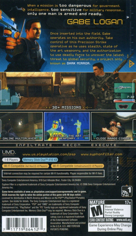 Syphon Filter: Dark Mirror - Wikipedia