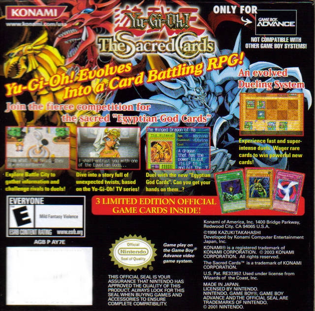 Yu-Gi-Oh! The Eternal Duelist Soul Cheats For Game Boy Advance