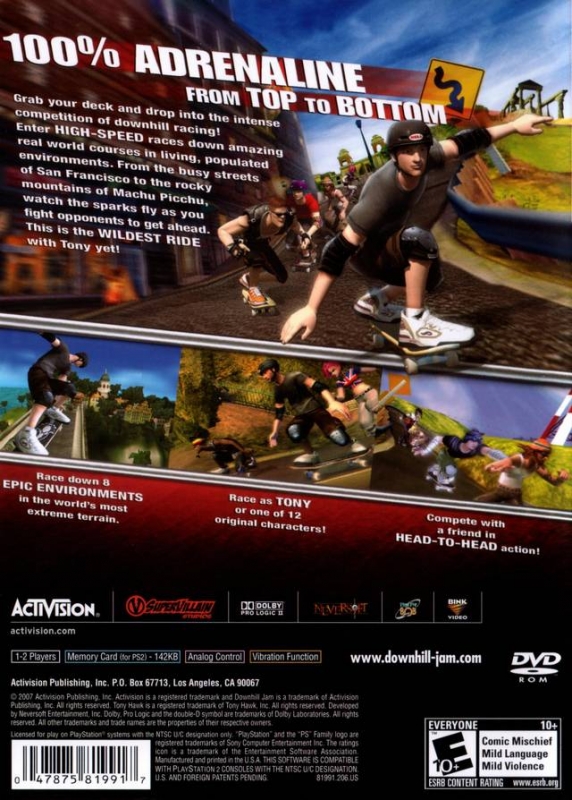 Tony Hawk's Downhill Jam - Wikipedia