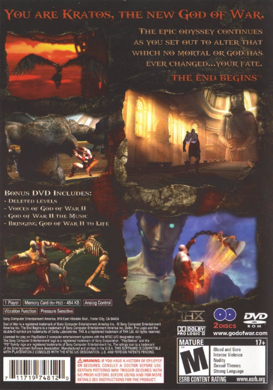 God of War II ROM Download - Sony PlayStation 2(PS2)