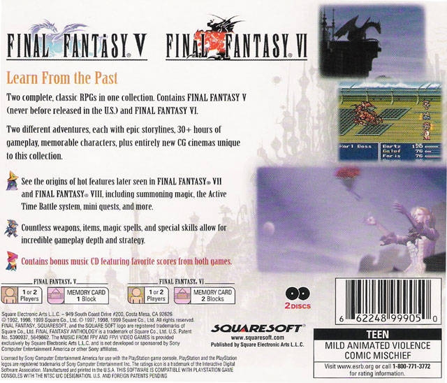 Final Fantasy VI [PlayStation] – Review
