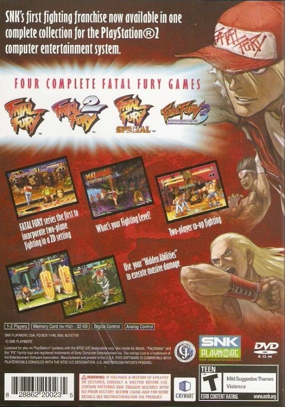 Fatal Fury: Battle Archives Volume 2, SNK Wiki