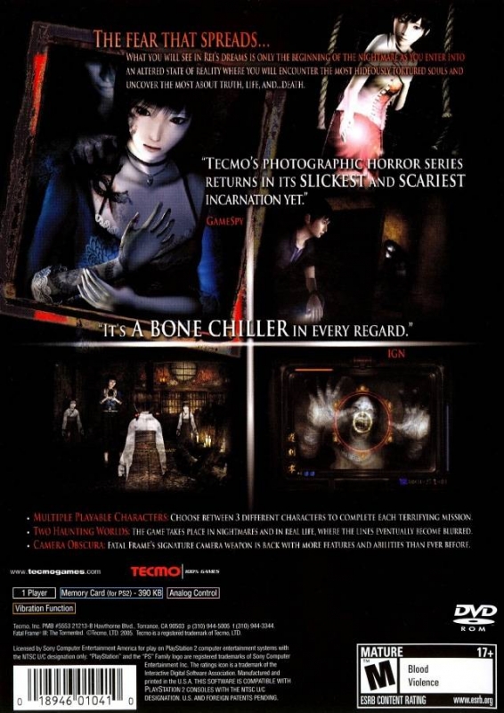 PS2] Project Zero (Fatal Frame)