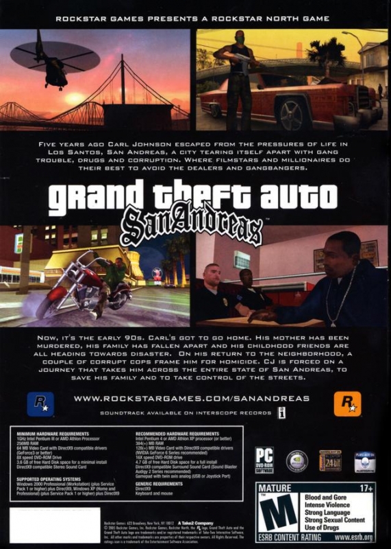 Grand Theft Auto: San Andreas, Rockstar Games Wiki