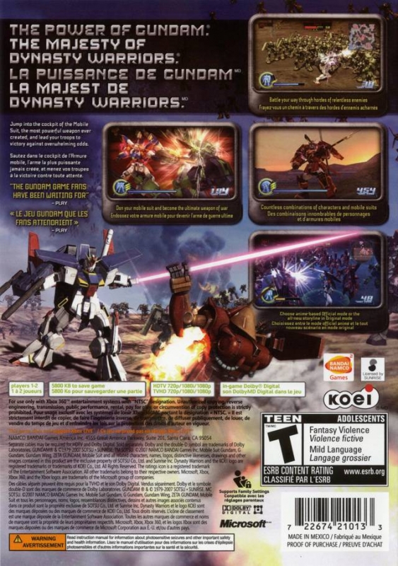 Dynasty Warriors: Gundam 2 - Wikipedia