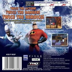 the incredibles rise of the underminer gba