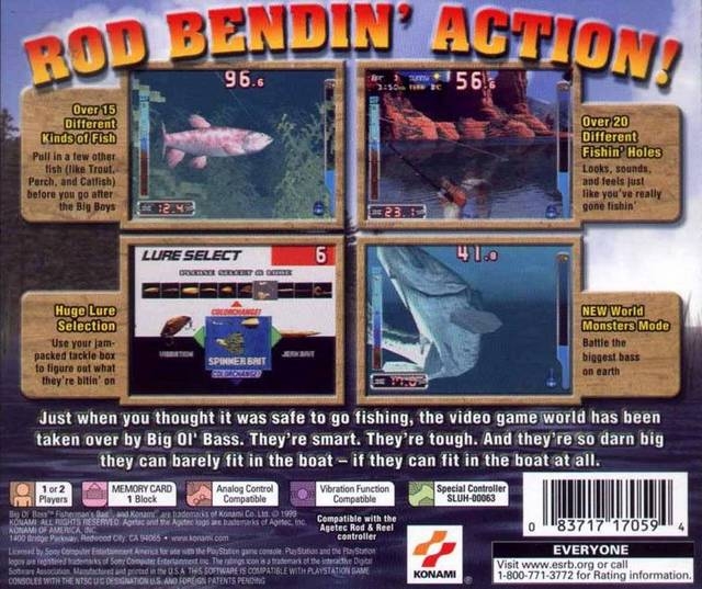Big Ol' Bass: Fishermans Bait 2 for PlayStation - Sales, Wiki, Release  Dates, Review, Cheats, Walkthrough
