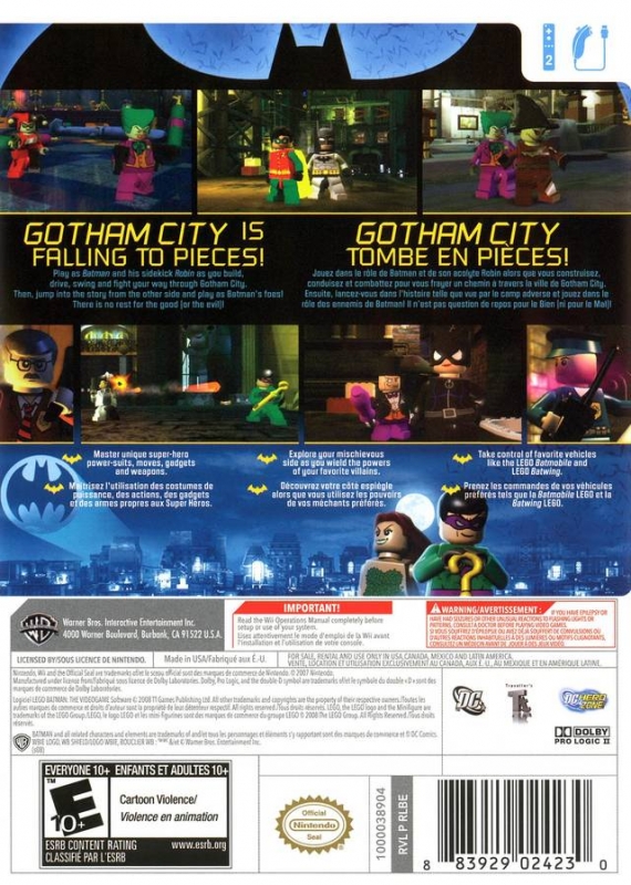 Walkthrough (LEGO Batman: The Videogame), LEGO Batman Wiki