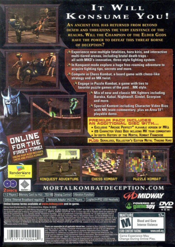 Mortal Kombat: Shaolin Monks for PlayStation 2 - Cheats, Codes, Guide,  Walkthrough, Tips & Tricks