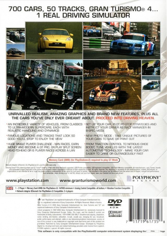 Gran Turismo 4 Cheats and Hints for PlayStation 2