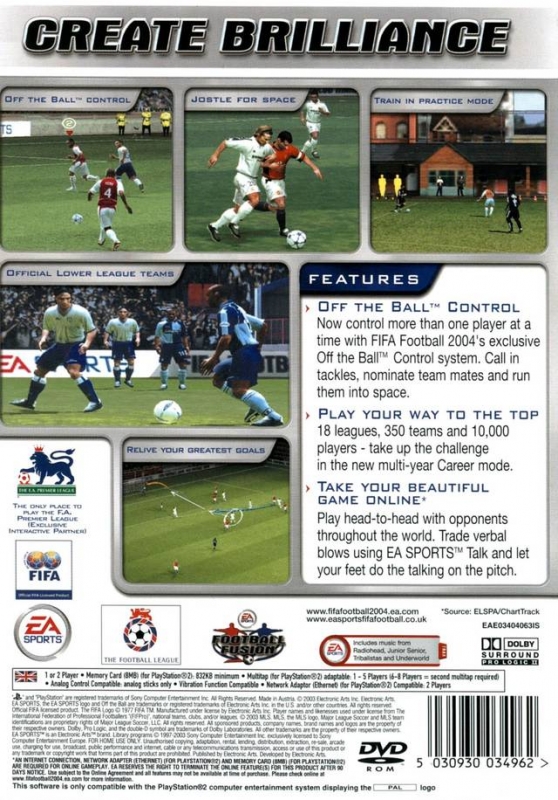 FIFA Football 2004 - Wikipedia