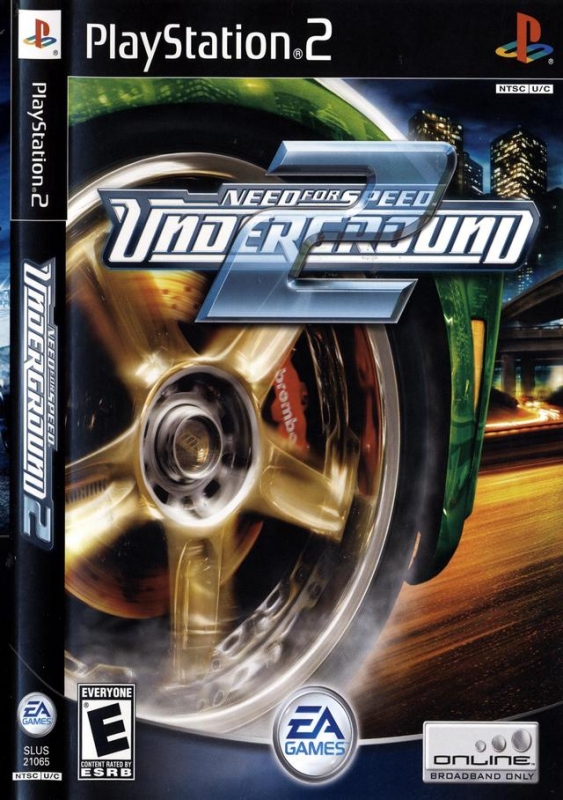 PS2 Sony Playstation 2 Need for Speed: Underground 2: SHA_DO Japanese