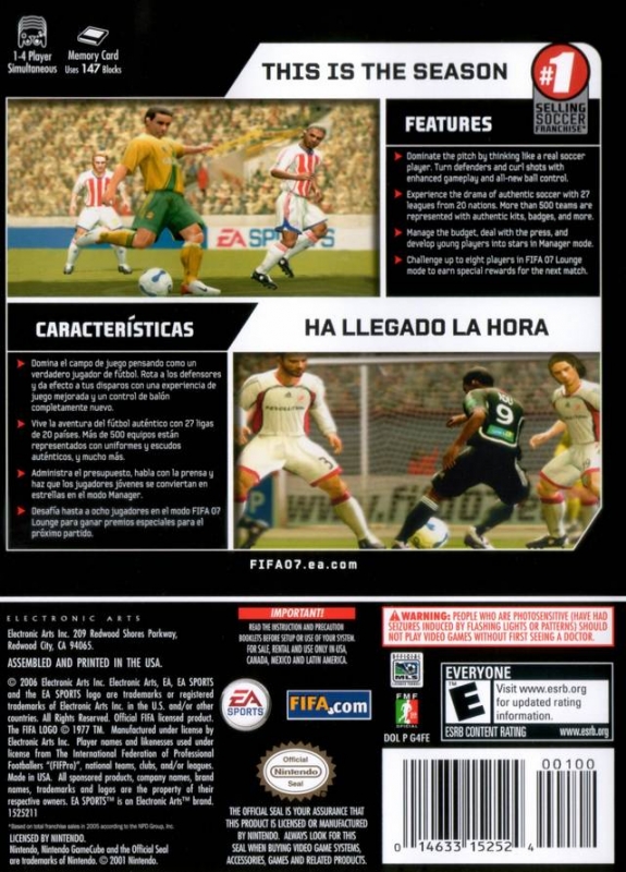 FIFA 07, Xbox Wiki