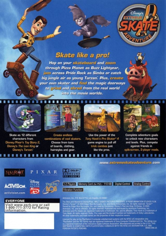 Disney's Extreme Skate Adventure (PlayStation 2) · Super Dicas e Truques