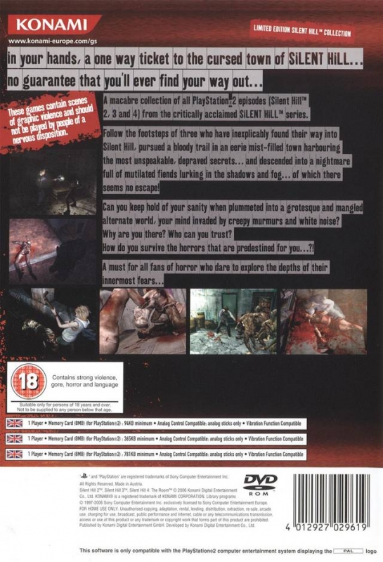 Silent Hill 2 for PlayStation 2 - Sales, Wiki, Release Dates, Review,  Cheats, Walkthrough