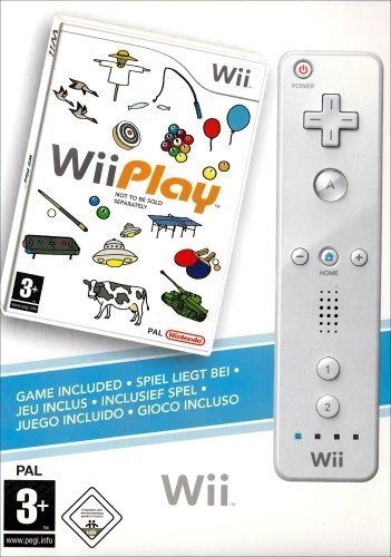 Nintendo Wii Play Billiards Fishing Shooting Range Mii characters