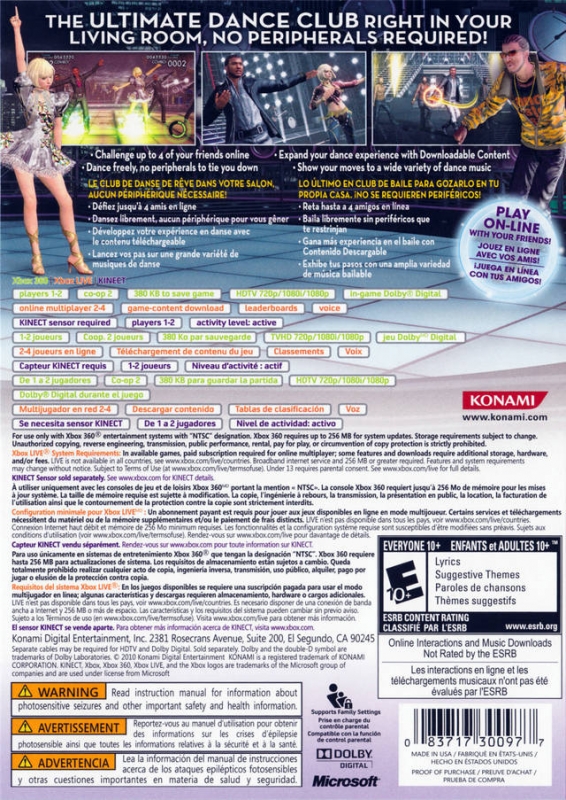 Dance Masters for Xbox 360 - Sales, Wiki, Release Dates, Review