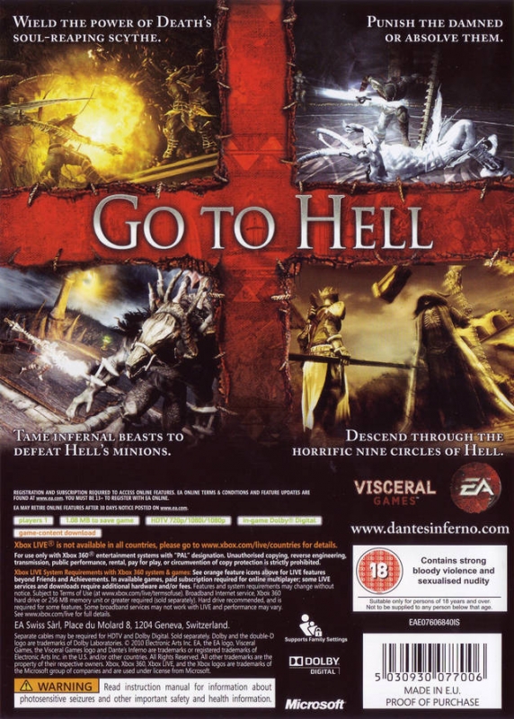 Dante's Inferno - xbox360 - Walkthrough and Guide - Page 32 - GameSpy