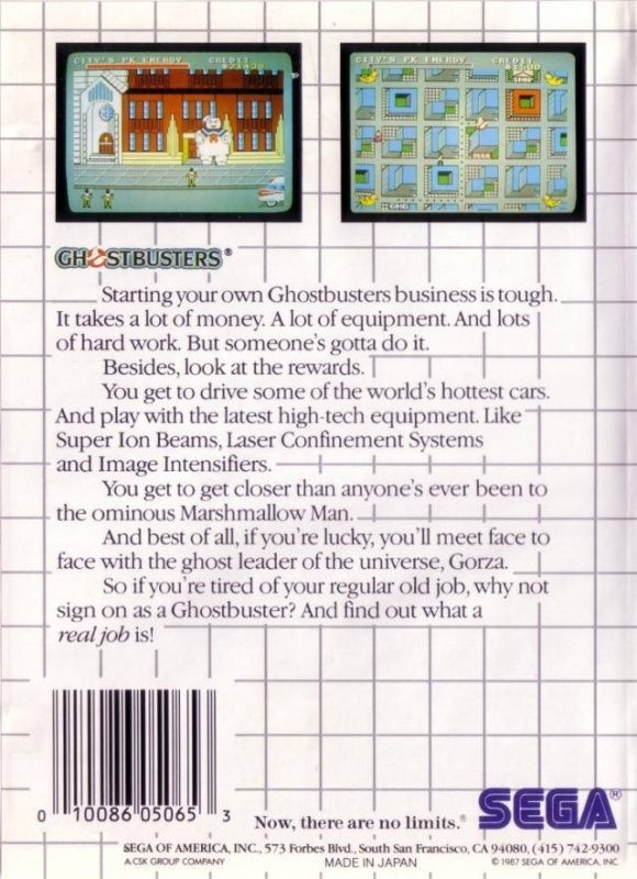 ghostbusters sega master system