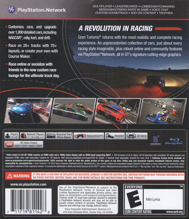 Buy Gran Turismo 5 PS3 Game Code Compare Prices