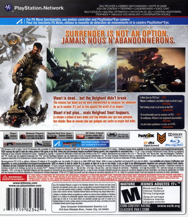 Killzone 3 for PlayStation 3