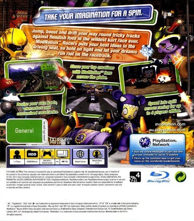 ModNation Racers Split-Screen Information - XTREME PS