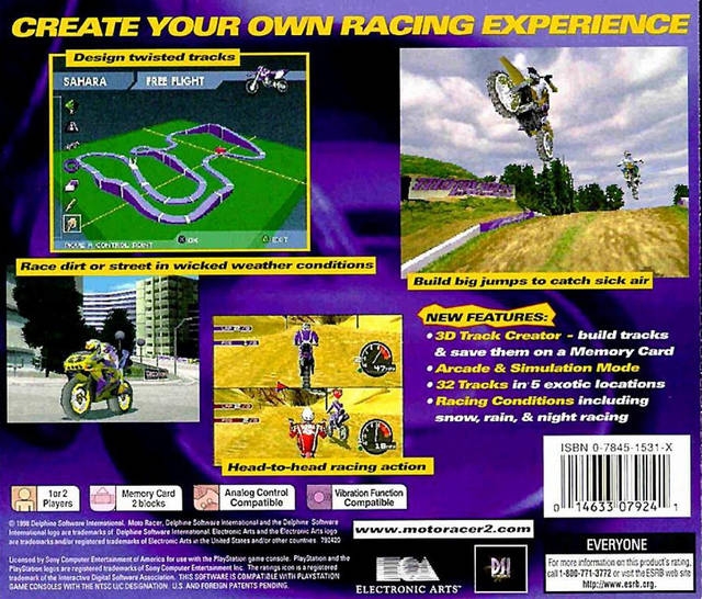 Moto Racer 2 para Playstation (1998)