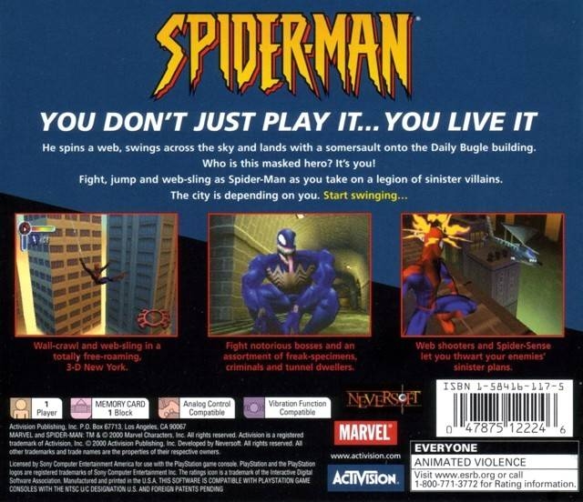 Spiderman for PlayStation - Sales, Wiki, Release Dates, Review Spiderman for PlayStation - Sales, Wiki, Release Dates, Review