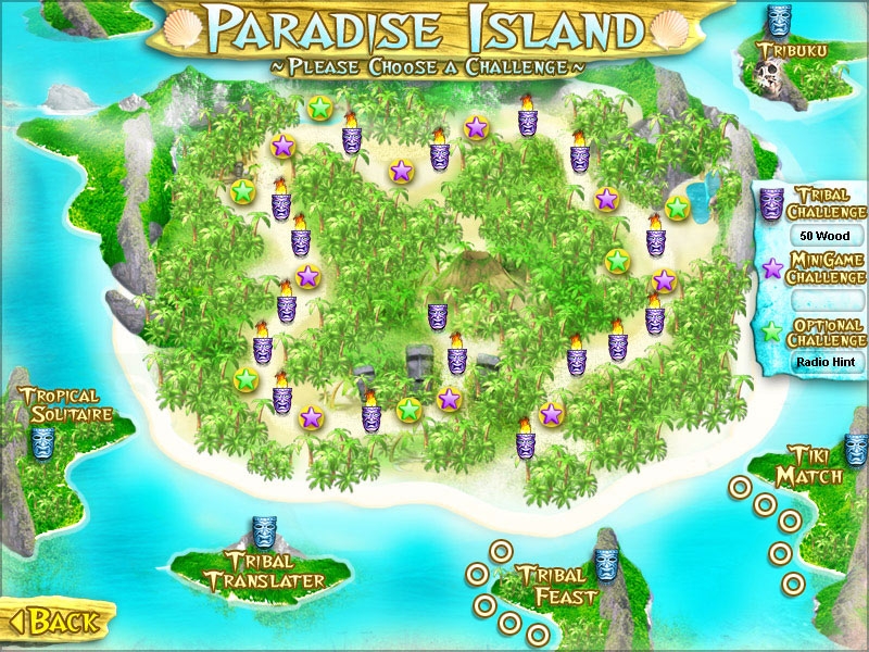 Карта paradise island